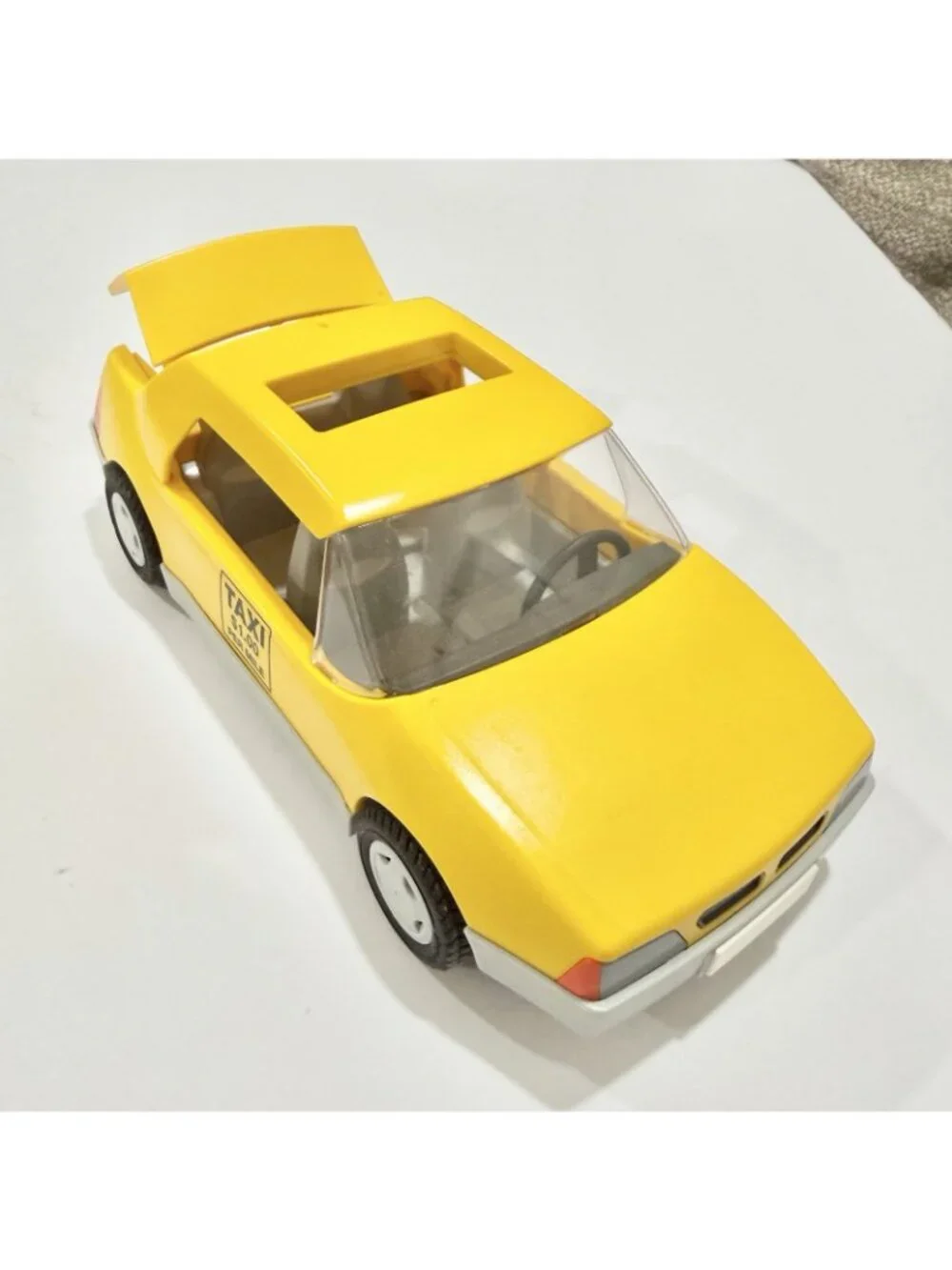 Vintage Playmobil Yellow Taxi Cab $1 Per Mile 1997